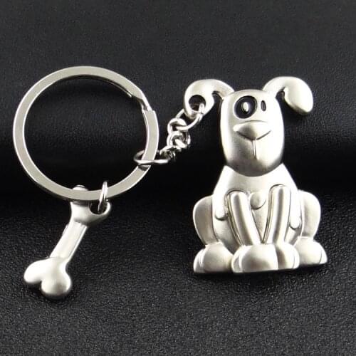 Dog keychain key ring puppy key chain key holder cute portachiavi chaveiro llaveros mujer bag charm