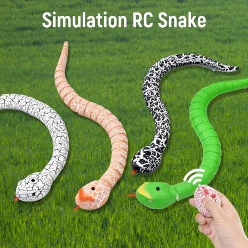 RC Animal Infrared Remote Control Snake And Egg Rattlesnake kids toy Trick Terrify Mischief Toys for Children Funny Novelty Gift