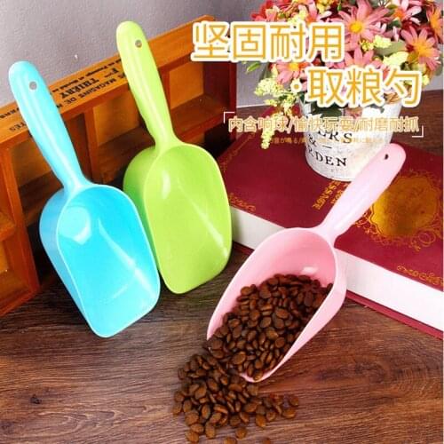 Pet Dog Feeding Shovel Dog Food Spoon Cat Food Scoop Puppy Cat Bird Ferret Rabbit Food Feeder Scoop Shovel Spade Dishes