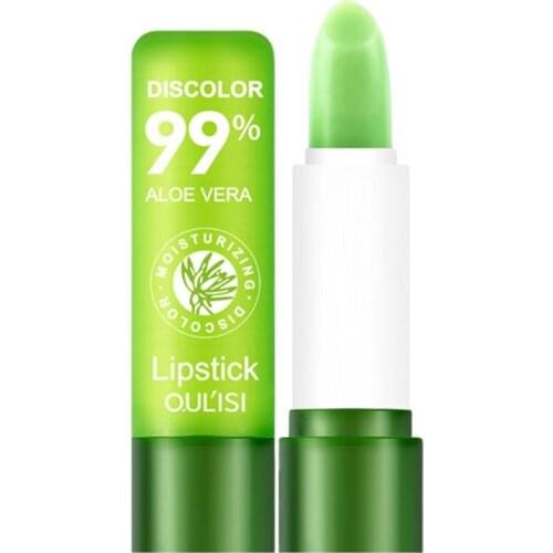 Aloe Essence Color Changing Lipstick Long Lasting Moisturizing Lip Balm M76F