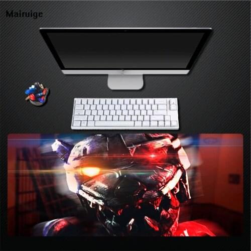Mairuige Printing Red Non-fading Mouse Pad PC Desktop Mat Large Size 400X900 Thick Rubber Game Speed Keyboard Rectangular Pad