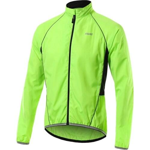Mens Coat Cycling Jacket Windbreaker Bicycle Jersey MTB Road Cycling Clothing Windproof Waterproof Long Bike Jersey
