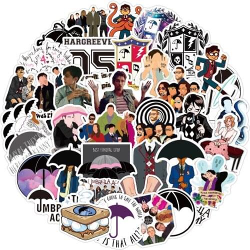 The Umbrella Academy TV Show Graffiti Wall Sticker for Skateboard Computer Mug Notebook Car Fridge Living Room Bedroom Stickers