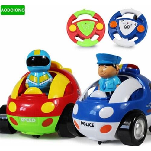 New Baby Boys Girls Remote Control Electric Toy Car Kids RC Car High Speed Musical Light Child Car Toys Color Random
