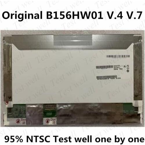 Original 15.6'' FHD matrix 95%NTSC B156HW01 V.7 for Lenovo Y580 E530 W520 T530 N55 LCD screen B156HW01 V.4