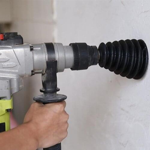 Drill Dust Cover with 4Pcs Rubber Rings Electric Impact Hammer Silicone Dust Collector Dust-proof Tool Power Tool Accessories