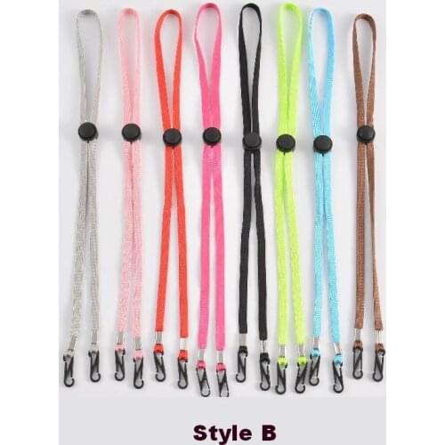 Adjustable Mask Hanging Rope Mask Lanyard Mask Elastic Band Convenient Holder Rope Anti-lost Anti-drop Mask Strap With Hooks