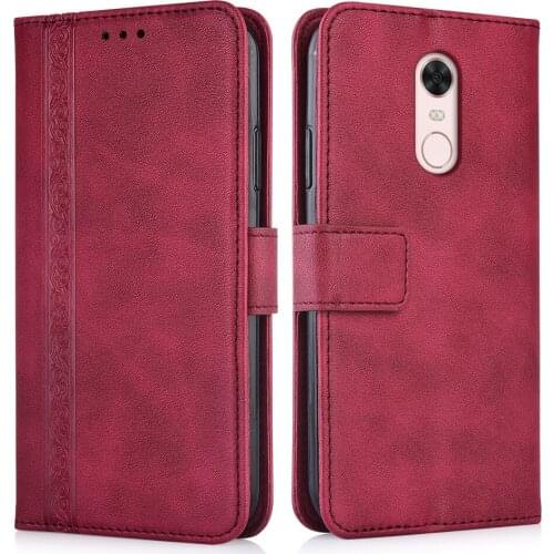 Luxury Flip Wallet Leather Case for Xiaomi Redmi 5 5.7'' Magnetic Book Protect phone back Cover