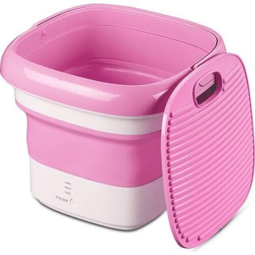 Folding Washing Machine with Ozone Underwear Socks Washing Machine Carry-on Folding Washing Machine