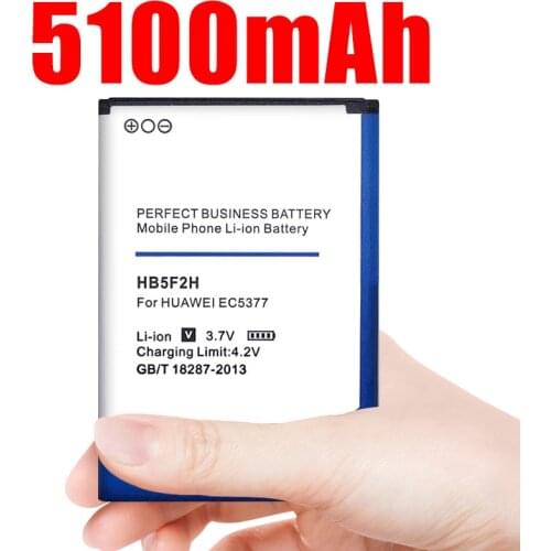 4900mAh HB5F2H Replacement Battery for Huawei 4G Lte WIFI Router 4G E5375 EC5377 E5373 E5330 E5336