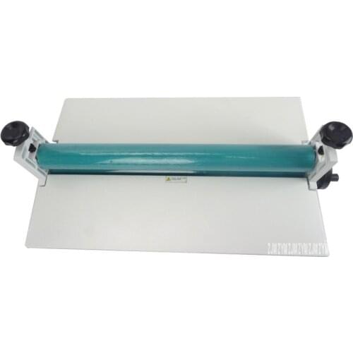 1pc All Metal Frame 25" 650mm Manual Laminating Machine Rubber Cold Laminator Photo Vinyl Protect