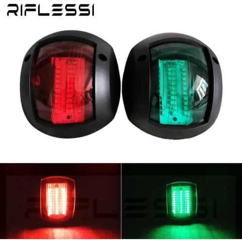 1 x Set Red Green Boat Lights LED 12V 24V Navigation Sailing Signal Lamp Running Lights For Boats Marine Yacht Accessories