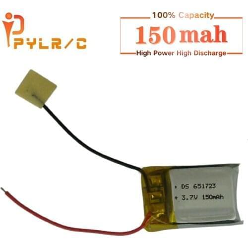 3.7V 150mAh for Syma S105 S107 S107G S109 S111 MJXRC s977/s009 Wltoy v319 1S 3.7V 150mAh Li-Po Battery 3.7V Helicopter Part 1PCS