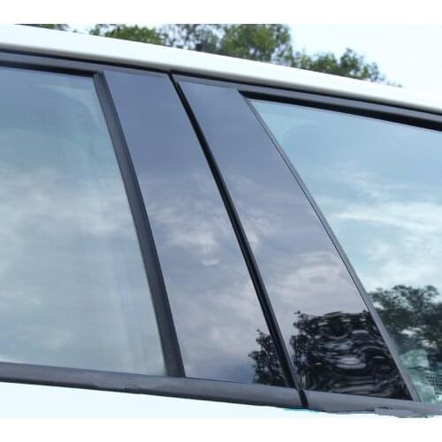 Black PC Brightly Window ABS Protective Cover For Ford Escort Focus Ecosport Fiesta Ecosport CBA035