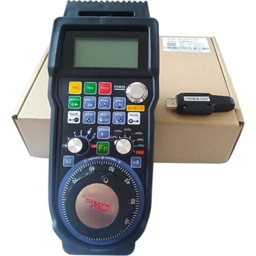 CNC 3Axis USB NC Studio Wireless Remote Handle CNC pulse generator MPG Weihong WHB03B HandWheel for CNC Router Engraving Machine