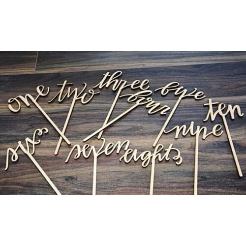 Wooden Table Numbers - Rustic Wedding Decor - Wedding Centerpiece - Wedding Table Decor - Wedding Table Signs