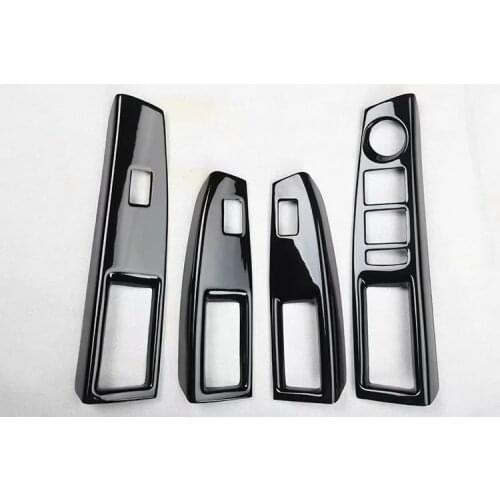 For Chevy Chevrolet Cruze 2009-2014 2015 Accessories Carbon Fiber Style Interior Decoration ABS Stickers Windows Control Panel