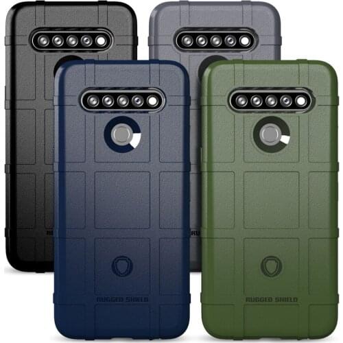 For LG K61 case K51S Smartphone accessories Rugged shield back cover Rubber protective for LG K41S K51 S fundas