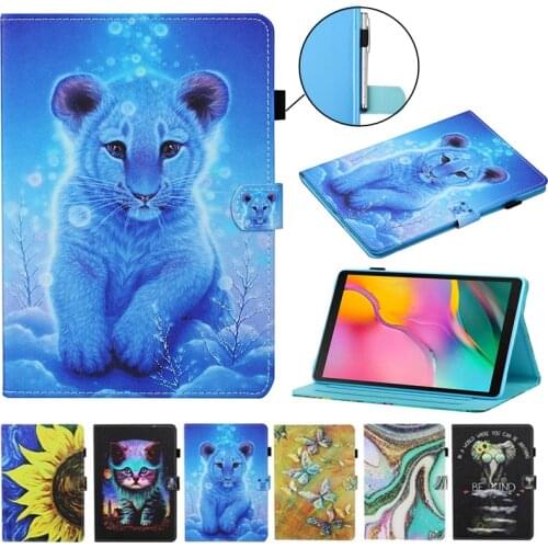 For Samsung Tab A7 Lite Case 2021 SM-T220 SM-T225 Tiger Cat Pattern Shell Funda For Galaxy Tab A7 Lite 8.7 Tablet Case Coque