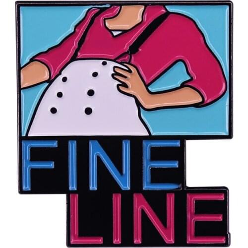 HStyles Fine Line Art Brooch Love On Tour 2020 Pin Music Aesthetics Gift