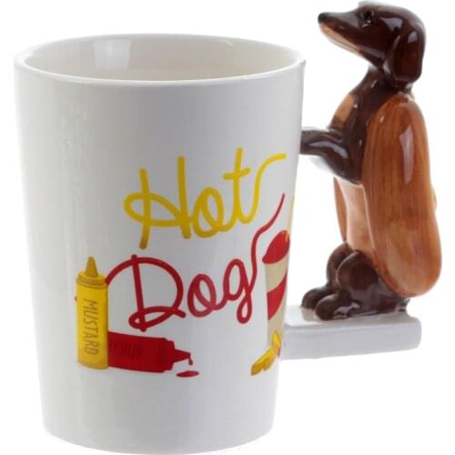 Dachshund Sausage Pet Dog Personalised Mug Unique Sausage Dog Gift Funny Fast Food Sausage Puppy Bassotto Cup