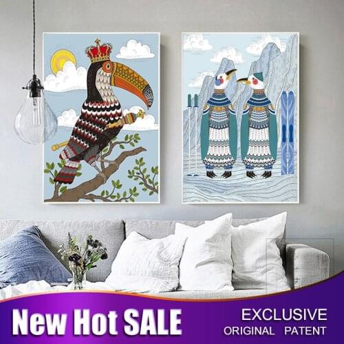 Canvas Painting Art Print Poster Wall Pictures For Child Room Home Decoration Print Canvas Cartoon Art Picture Decor Paintings