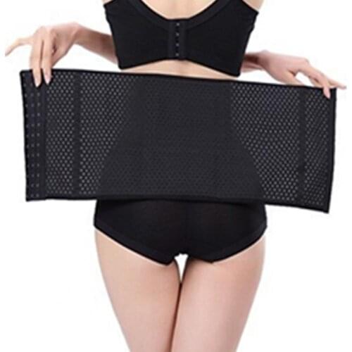 Weight Loss Corset Slim Fits 3 Rows Polyester Breathable Training Waist Cincher Party Slimming Wraps