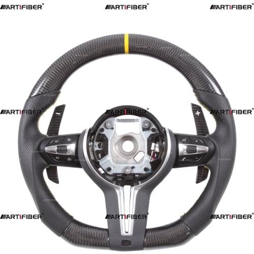 100% Real Carbon Fiber Steering Wheel for BMW M Series 1 Series 2 Series 3 Series 4 Series 5 Series X1 X3 X5 X6