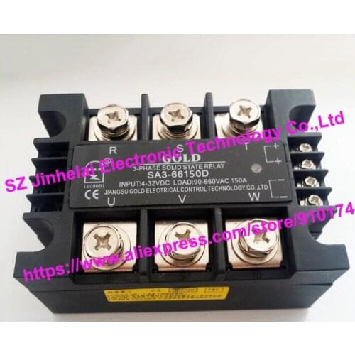 SA366150D(SA3-66150D) GOLD Authentic original SSR 3-phase DC control AC SOLID STATE RELAY 150A