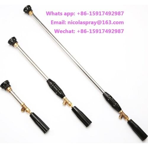 Agricultural Pesticide Spray Gun,high pressure adjustable spray gun, straight rod windproof ceramic nozzle spray gun