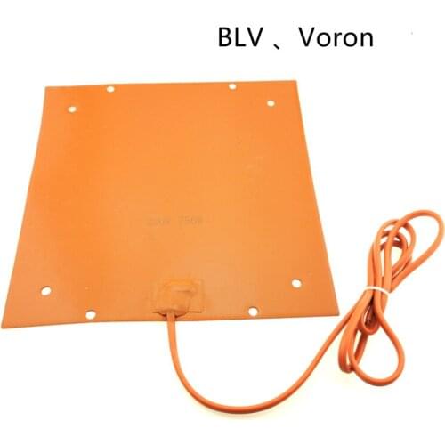 1pcs Voron 2 / BLV 310x310mm Silicone Heater Pad With Sensor 3D printer parts