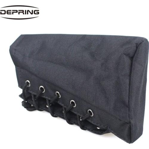 Tactical Portable Rifle Shotgun Buttstock Rifle Cheek Rest Pouch Gun Protect Pad Hunting Accessaries