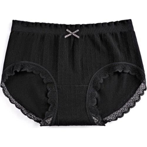 Seamless, high-stretch, mid-waist, Breech, air-tight womens underwear T1985