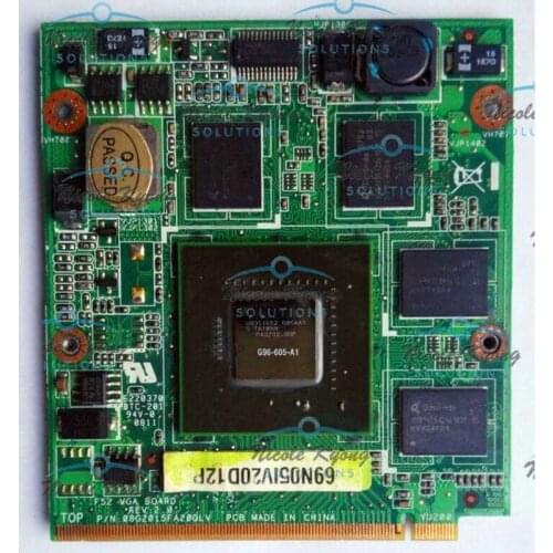 9300M Factory Improved Ver F52 REV 2.0 08G2015FA20QLV NMGVG2000-D12 G96 605 A1 VGA Video Card for Lenovo Y510 Y530 Y530A V550