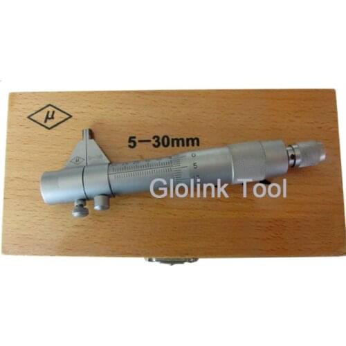 5-30mm Inside Micrometer Internal Measuring Micrometer Vernier Gauge Measuring Tools Screw Gauge Metric Internal Micrometers