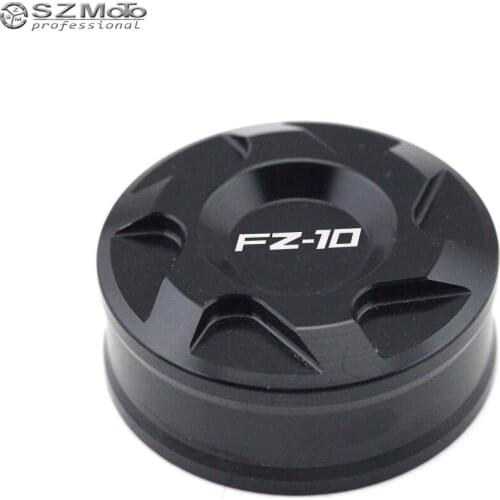 Rear Brake Fluid Reservoir Cover Cap For YAMAHA FZ-10 FZ10 FZ 10 2016-2019 Motorcycle Accessories CNC With Logo