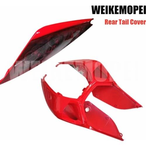 Red Painting Skull Motorcycle Rear Tail Cover Cowl Fairing Panel Fit For Ducati Panigale 1199 899 2012 2013 2014 ABS
