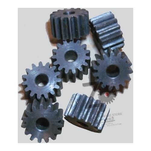 MOD1.5 gear rack 12teeth-20teeth hardened thickness 15mm 1.5 module gear pinion cylindrical spur gear helical gear rack custom