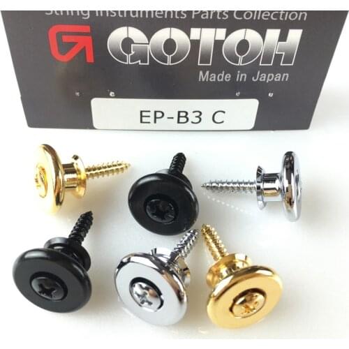 1 set GOTOH Strap Button / Strap Pin For Guitar And Bass EP-B3 MADE IN JAPAN