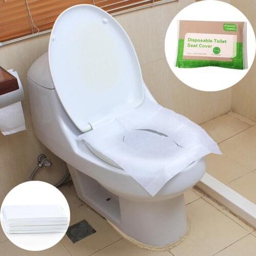 1 pack of 10 pieces of disposable paper toilet protective cover cover travel sanitary toilet seat sanitary fittings pad portabl
