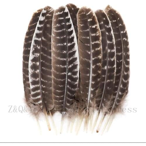 10-100 natural complete 20-35CM (8-14 inches) natural flower turkey nest forest DIY jewelry craft accessories feather