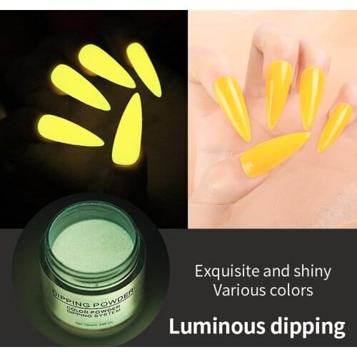 10g/Box Neon Phosphor Powder Nail Glitter Powder 10 Colors Luminous Pigment Fluorescent Powder Nail Glitters Glow In The Dark