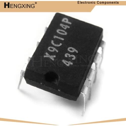2piece X9C104P X9C104 DIP-8 In Stock