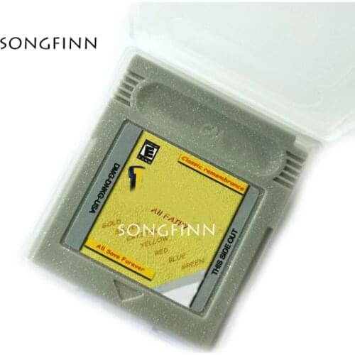 Save Progress English Language Video Game Memory Cartridge Card for 16 Bit Console - Gold/Silver/Yellow/Red/Blue/Green 7 in 1