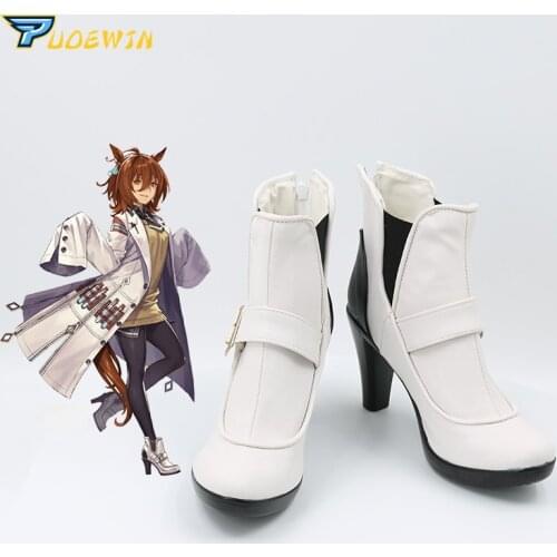 Anime Uma Musume: Pretty Derby Agnes Tachyon Cosplay Shoes Boots Custom Made
