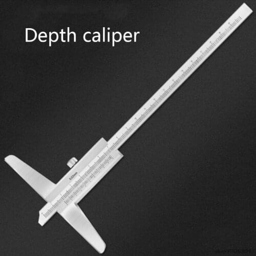 FreeShip 300mm 11.81'' Caliper Micrometer Depth Vernier Caliper 0.02mm Resolution Measuring Tool for Household DIY 21 wholesales