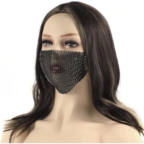 Bling sequins Bling mask, fashion jewelry, glitter jewelry, rhinestone mesh mask wholesale 2020