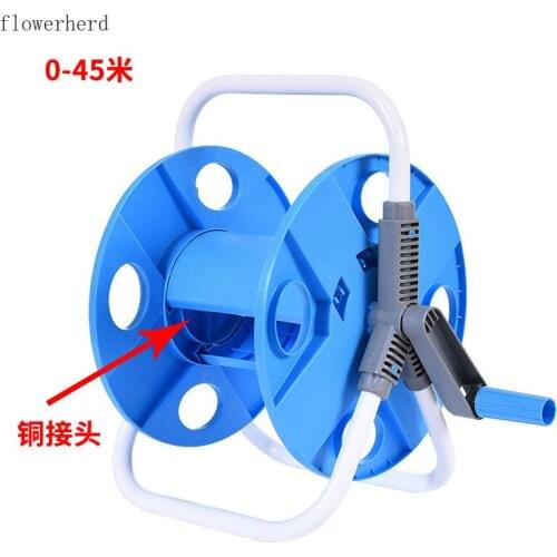 Large Water Pipe Car Car Wash Water Gun Tool Storage Rack Watering Garden Water Pipe Rack Winding Tube Reel Set Sprinkler