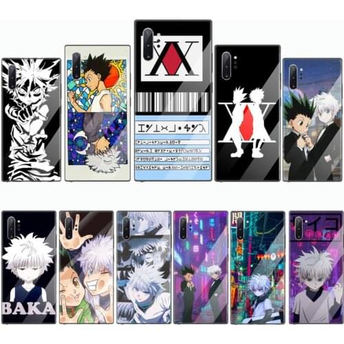 Hunter X anime Phone Case Tempered glass For Samsung S6 S7 edge S8 S9 S10 e plus note8 9 10 pro