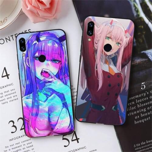 Zero Two Darling in the FranXX Anime Phone Case For Xiaomi Redmi note 7 8 9 pro 8T 9A 9S Mi Note 10 Lite pro